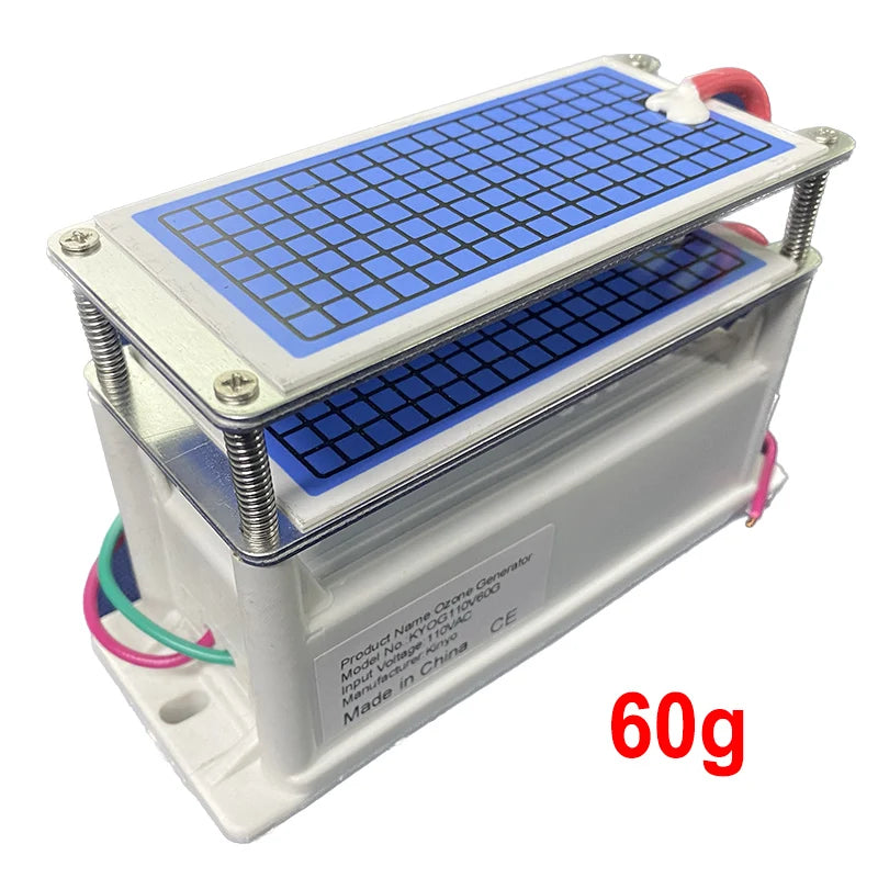 60g/h Ozone Generator Portable Air Purifier Ozonizador Air Cleaner Ozonizer Home Ozonator O3 Ozono machine Long Life