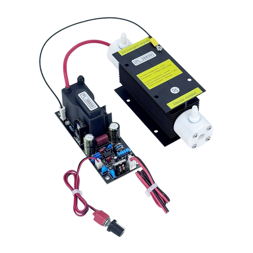 Professional 5g/h 45w Adjustable Ozone Generator Kit | Air Water Oil aquarium ozone generators drinking water treatment | High Voltage Ozonator Module for Water & Air Treatment